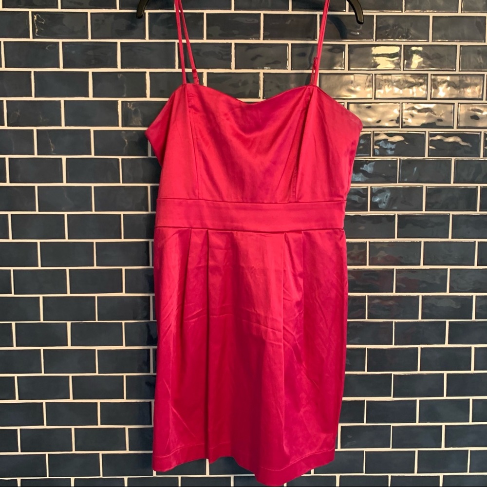 Hot pink dress